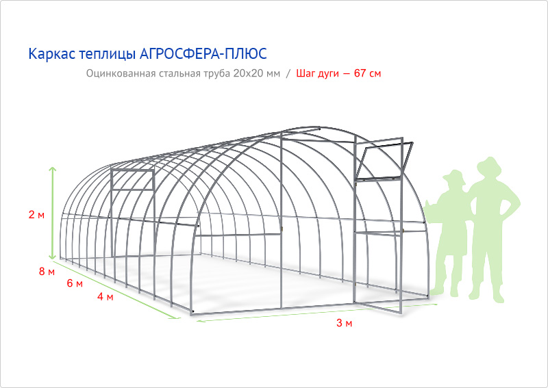 Теплица "Агросфера Плюс" 16 Теплица "Агросфера Плюс"